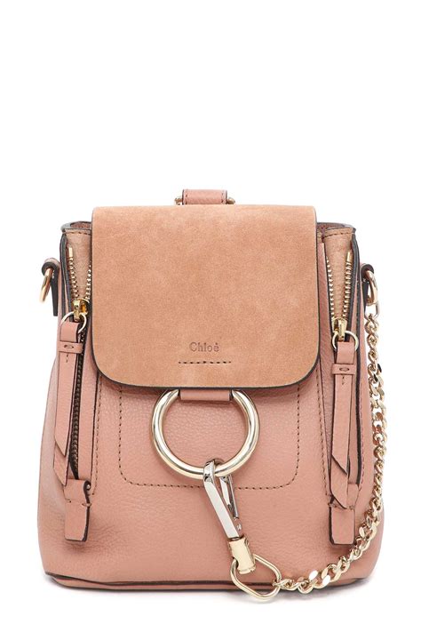 chloe small faye backpack dupe